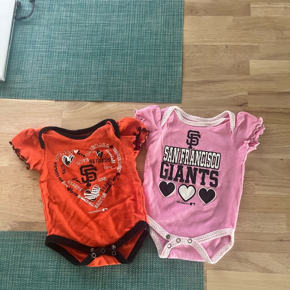 San Francisco Giants onesies